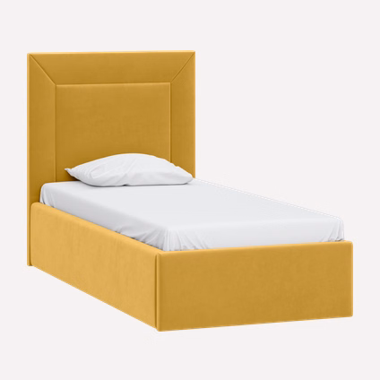 Кровать Виллем-Floor 120 Barhat Gold