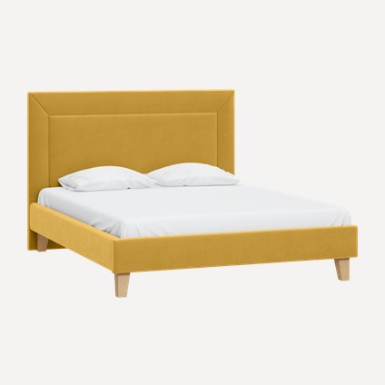 Кровать Виллем-Legs 140 Barhat Gold
