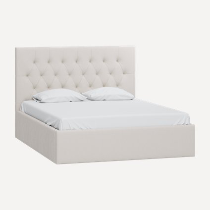 Кровать Раверти-П 160 Букле Молочный