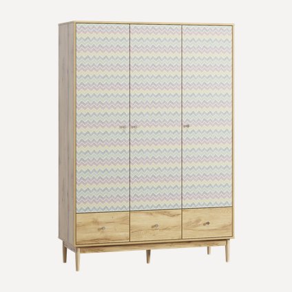 Распашной шкаф Тайрон 3-140x200 Шеврон