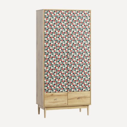 Распашной шкаф Тайрон 2-95x200 Бриллиант