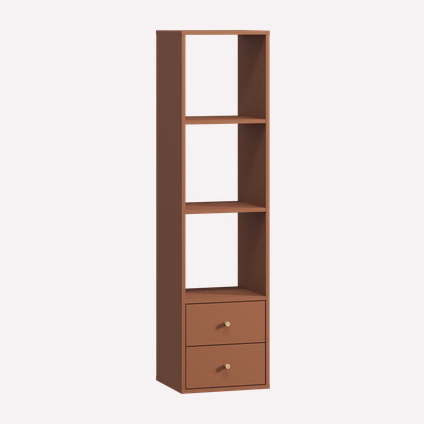 Стеллаж Кейн 2-39x149 Терракотовый