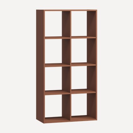 Стеллаж Кейн 1-75x149 Терракотовый
