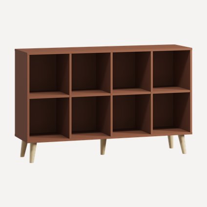 Стеллаж Талдом 129x80 Терракотовый