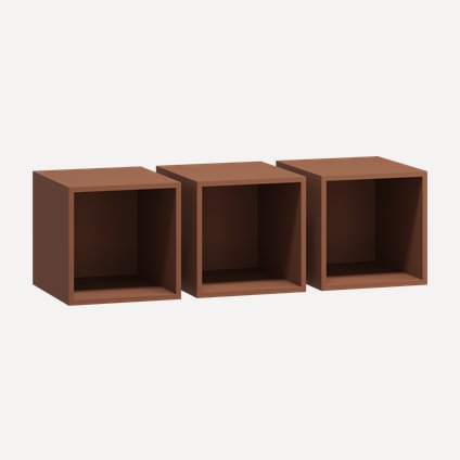 Полка Кливленд 2 35x35 Терракотовый