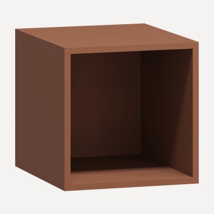 Полка Кливленд 3 35x35 Терракотовый
