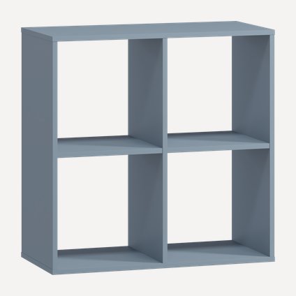 Стеллаж Кейн 4-75x75 Голубой