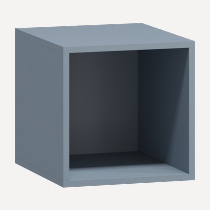 Полка Кливленд 3 35x35 Голубой