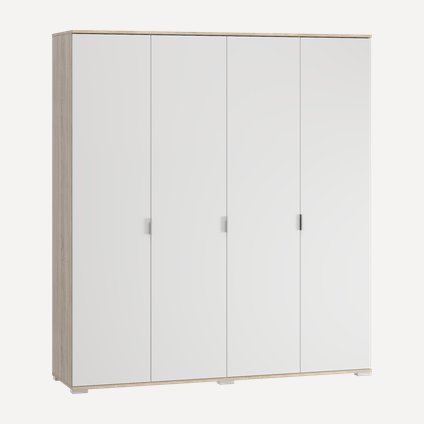 Распашной шкаф Стелла 4-180x200 Дуб Сонома