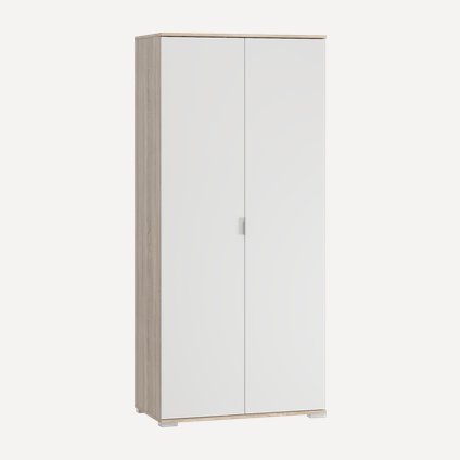 Распашной шкаф Стелла 2-90x200 Дуб Сонома