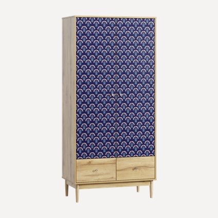 Распашной шкаф Тайрон 2-95x200 Тюльпан