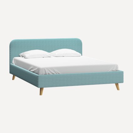 Кровать Лайтси 140 Lozenge Green