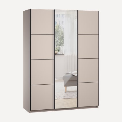 Шкаф-купе Инмарк-3-160-220 Велюр
