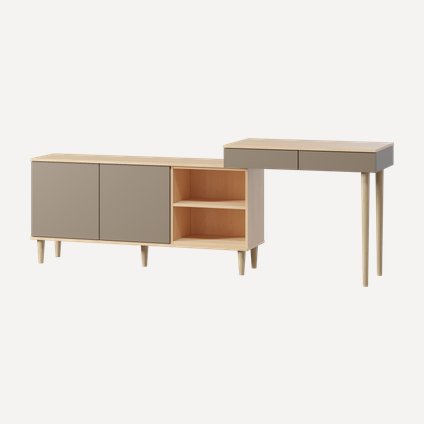 Стол-тумба Элвуд-1 Gene Latte Plywood
