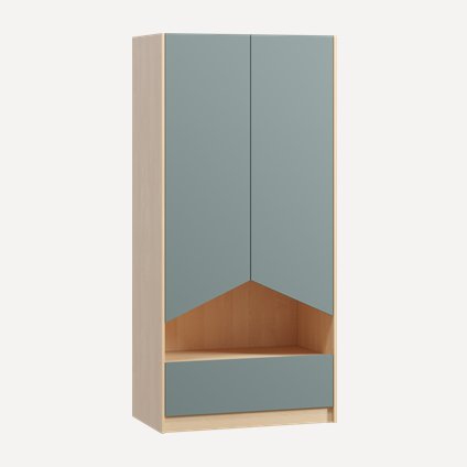 Топсалы шкаф Penni - 2 Plywood Mint