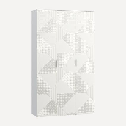 Распашной шкаф Шелтон 3-137x240 Белый