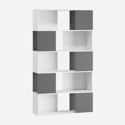 Стеллаж Ларсен-2 White Grey