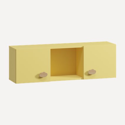 Полка детская Тесси 111x35 Желтый