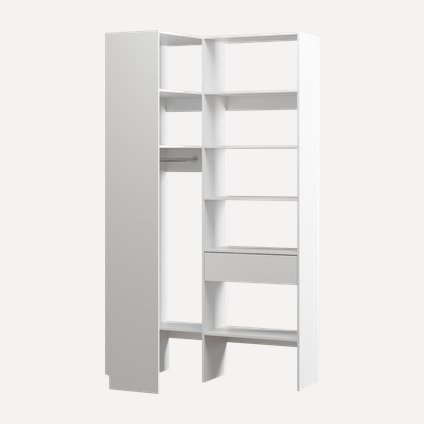 Модуль для гардероба Хелен 1-120x240 Белый