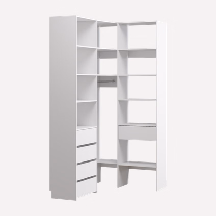 Модуль для гардероба Хелен 2-150x110x240 Белый