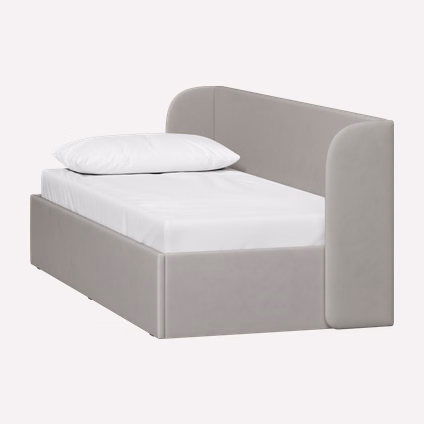 Төсек Milton 90 Velvet Silver