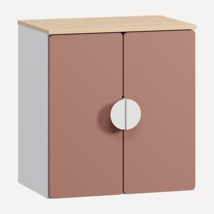 Шкаф детский Милна 2.5-60x64 Розовый