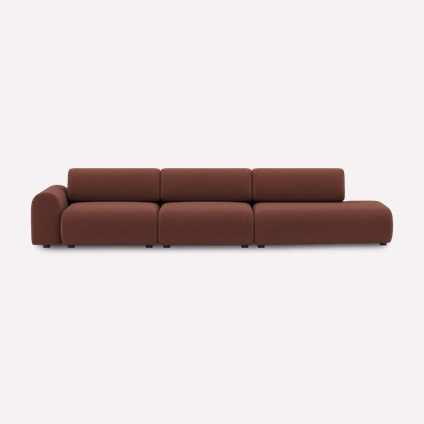 Диван модульный Маиль-2 Textile Marsala