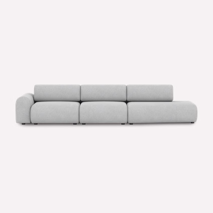Диван модульный Маиль-2 Textile Silver