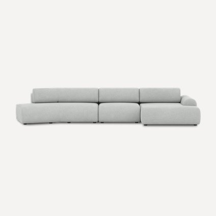 Диван модульный Маиль-4 Textile Silver