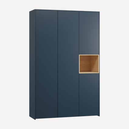 Распашной шкаф Висмар-3 Dark Blue