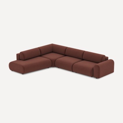Диван модульный Маиль-5 Textile Marsala