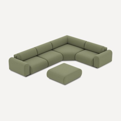 Диван модульный Маиль-6 Textile Grass