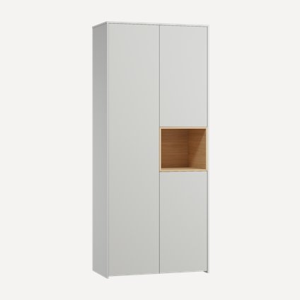 Топсалы шкаф Висмар 2-103x240 Пепельный