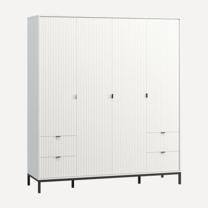 Топсалы шкаф Трейвис 4-181x205 Белый