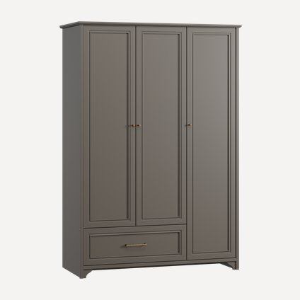 Распашной шкаф Монтео-3 Grey
