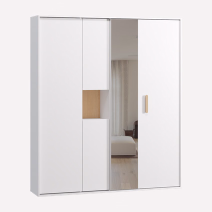 Шкаф-купе Бладвен-180-210 White Plywood