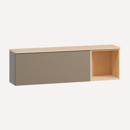 Полка Элвуд-1 Gene Latte Plywood