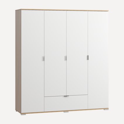 Распашной шкаф Стелла 4.1-180x200 Дуб Барбера