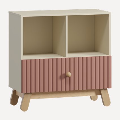 Стеллаж детский Финни 78x78 Розовый