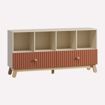 Стеллаж детский Финни 155x78 Терракотовый