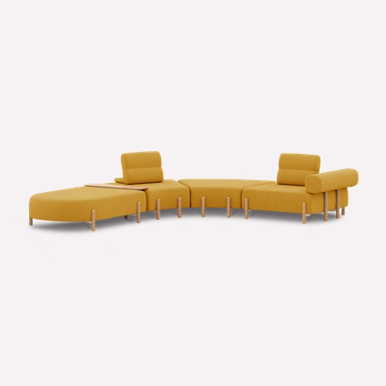 Диван модульный Альди-5 Bucle Yellow