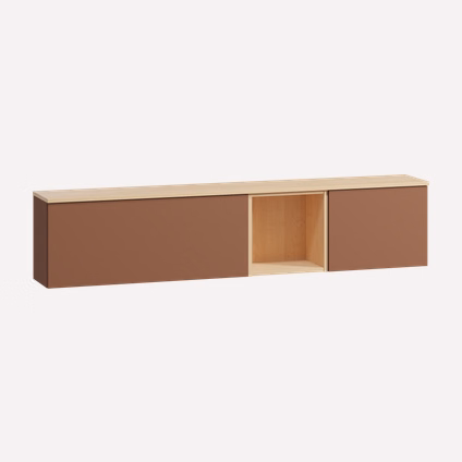 Полка Элвуд 165x36 Терракотовый