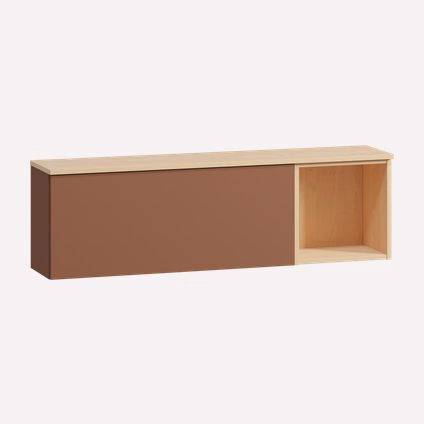 Полка Элвуд 120x36 Терракотовый