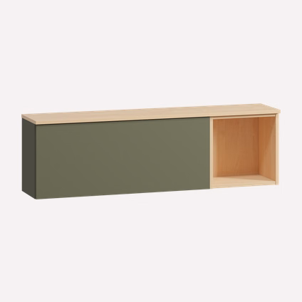 Полка Элвуд 120x36 Оливковый