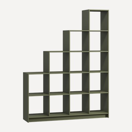 Стеллаж Бруно 2-162x210 Оливковый