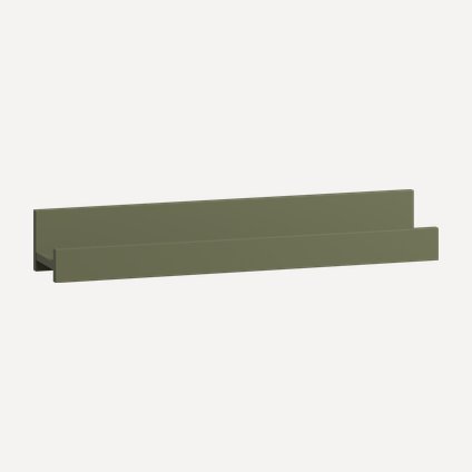 Полка Лиа 80x12 Оливковый