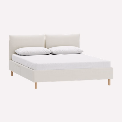 Кровать Коверти 160 Букле Молочный