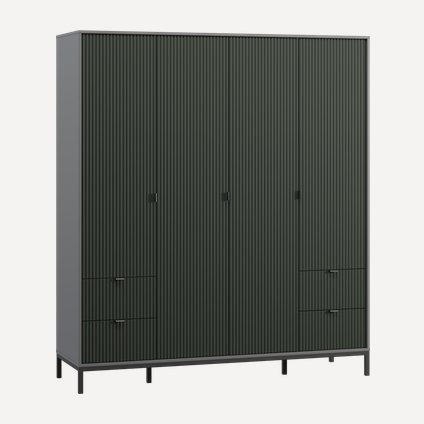 Распашной шкаф Трейвис 4-181x205 Пихтовый