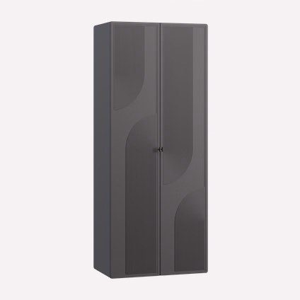 Распашной шкаф Монсон 2-90x222 Графитовый