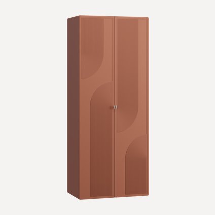 Распашной шкаф Монсон 2-90x222 Терракотовый